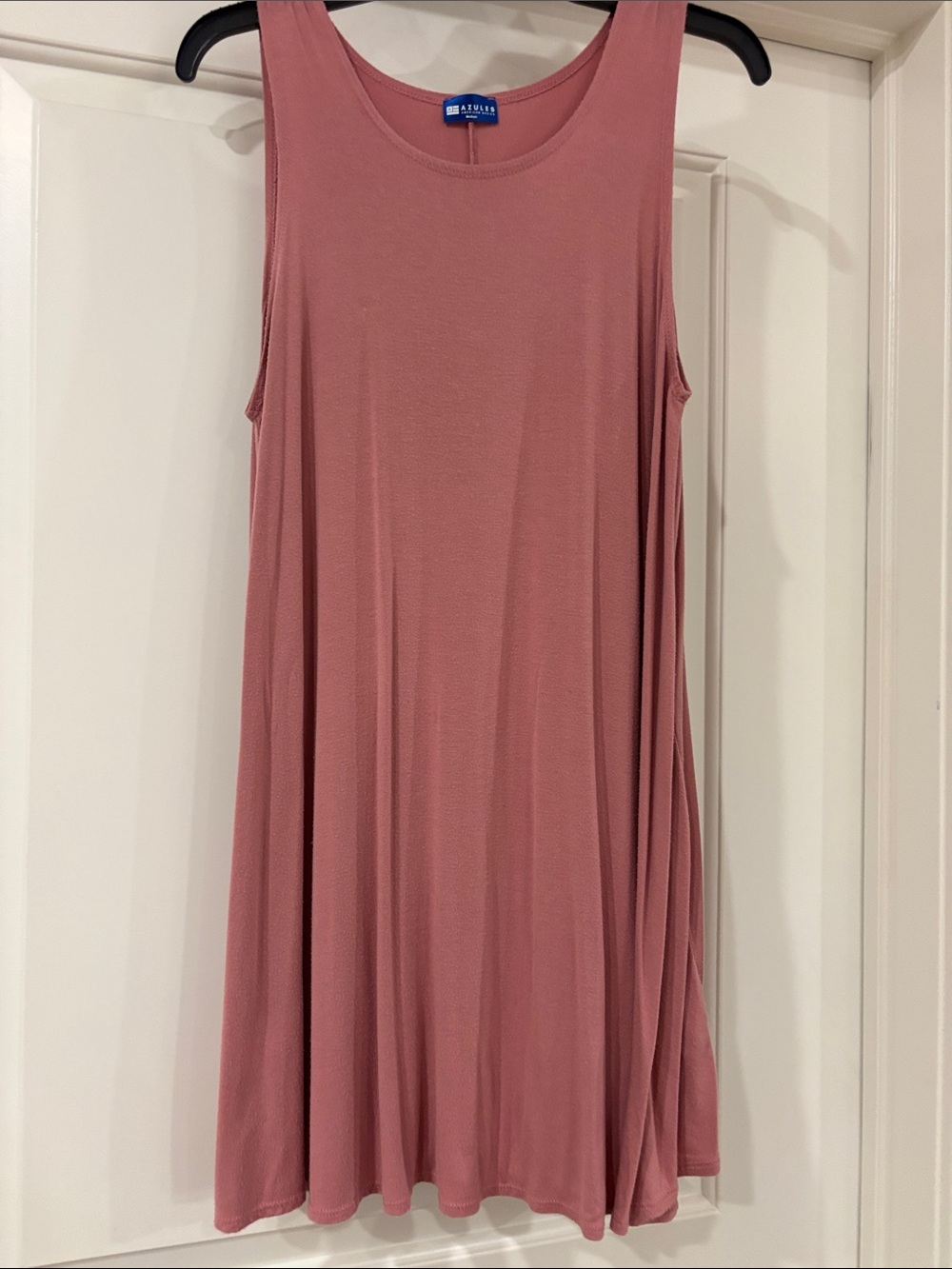 Azules Mauve Pink Sleeveless Swing Tunic  M